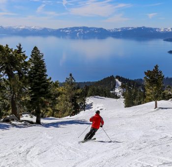 Sport d'hiver ski de descente lac Tahoe